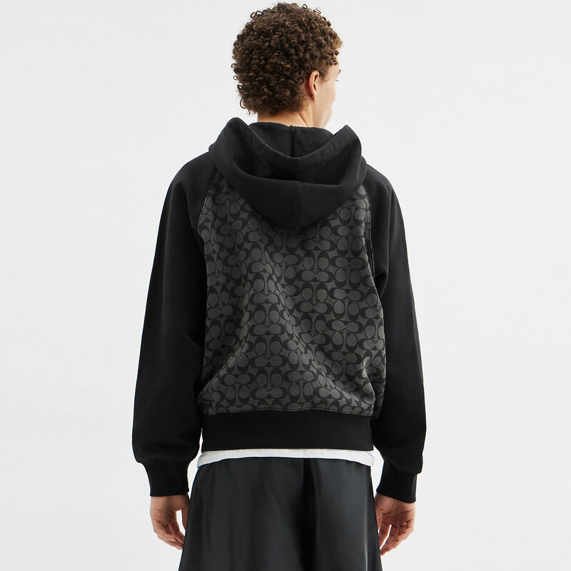 Signature Zip Hoodie, CHARCOAL SIGNATURE, hi-res image number 3