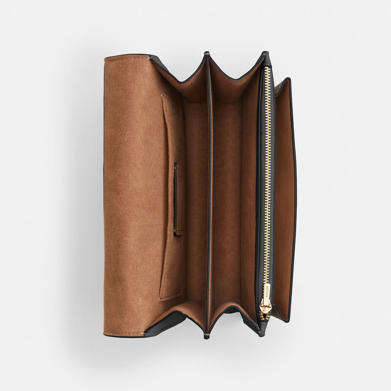 Klare Crossbody Bag In Signature Canvas, IM/WALNUT/BLACK, hi-res image number 3