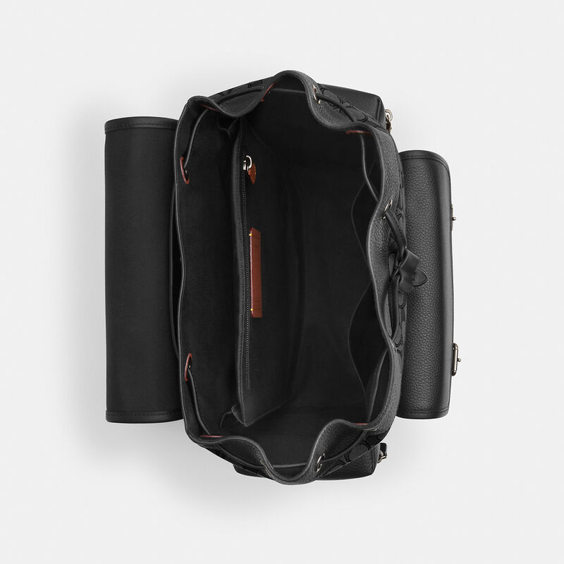 Sprint Backpack In Signature Jacquard, SV/CHARCOAL/BLACK, hi-res image number 3