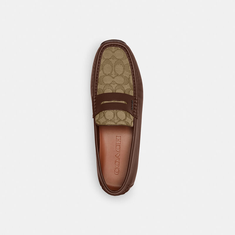 Liam Driver In Signature Jacquard, DARK SADDLE, hi-res image number 3
