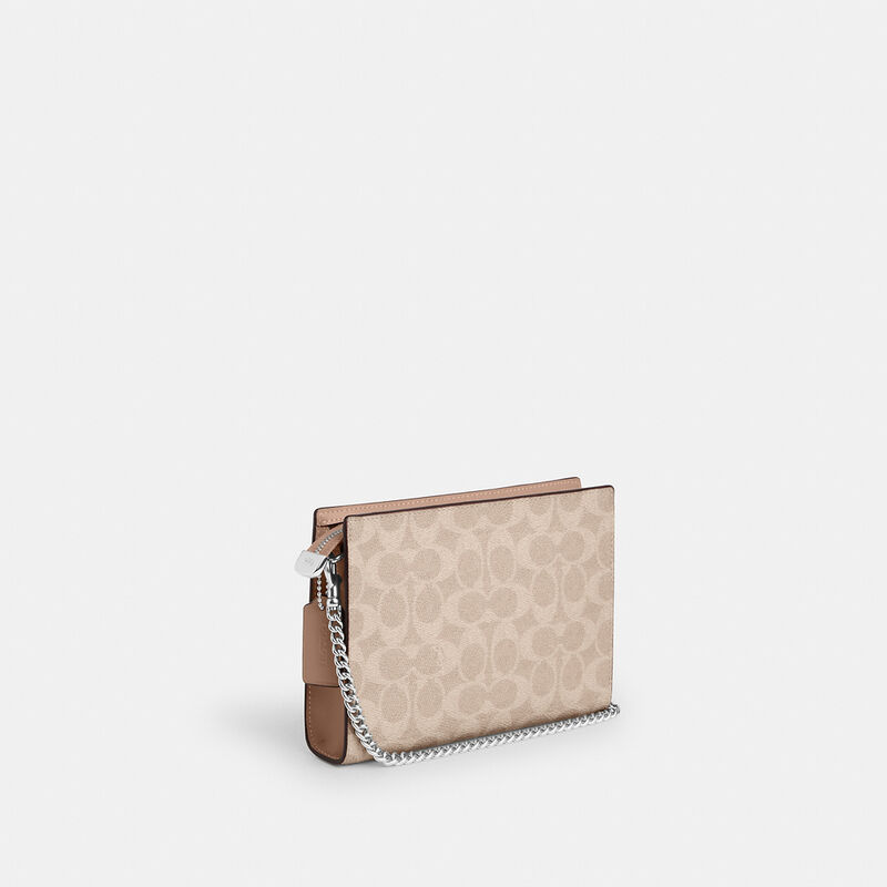 Slim Crossbody Bag In Signature Canvas
