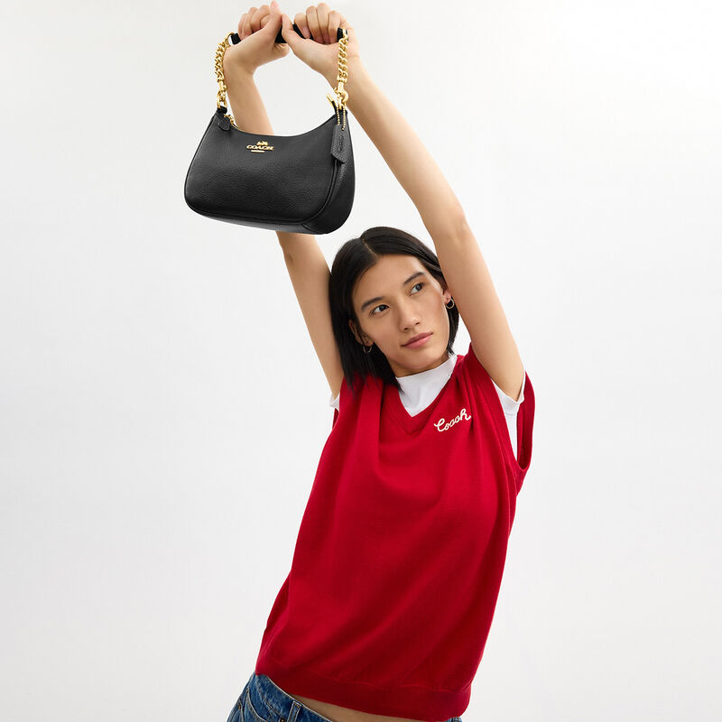 Teri Shoulder Bag, BLACK, hi-res image number 5