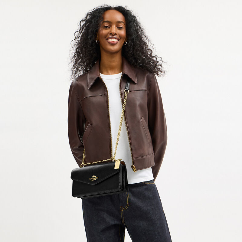 Klare Envelope Crossbody Bag, IM/BLACK, hi-res image number 3