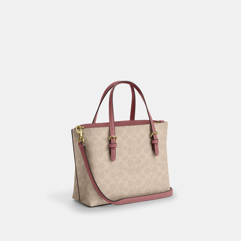 Mollie Tote Bag 25 In Signature Canvas With Heart Charm