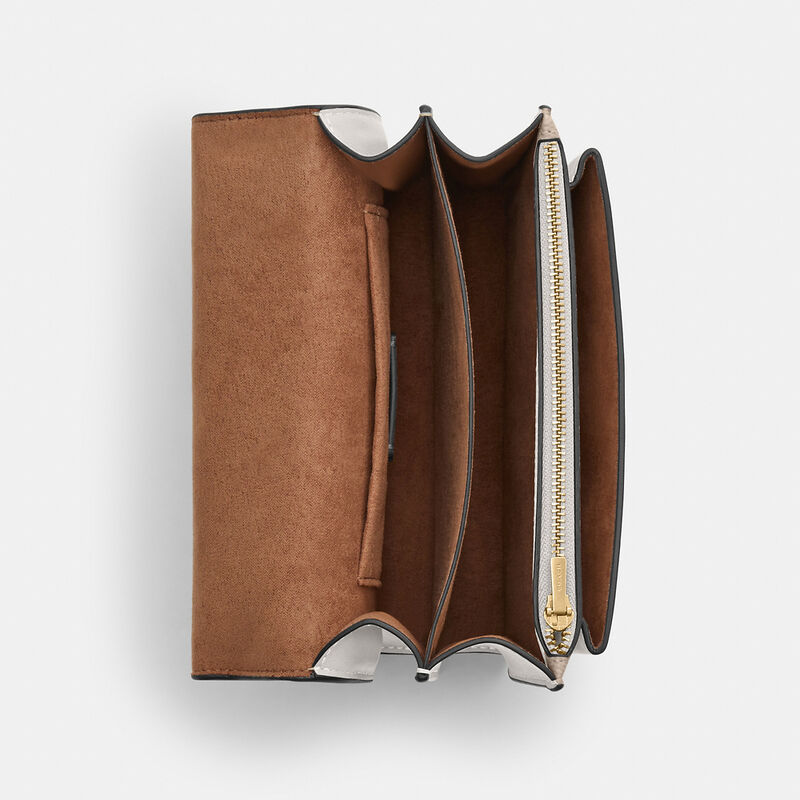 Mini Klare Crossbody Bag In Signature Canvas, IM/SAND/CHALK, hi-res image number 3