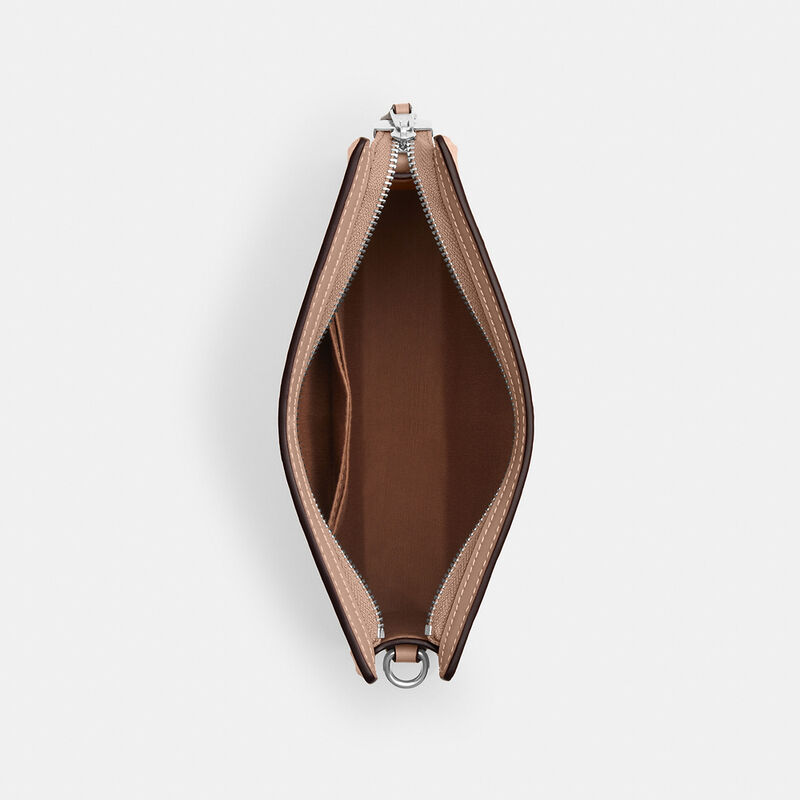 Slim Crossbody Bag In Signature Canvas, SAND/TAUPE, hi-res image number 3