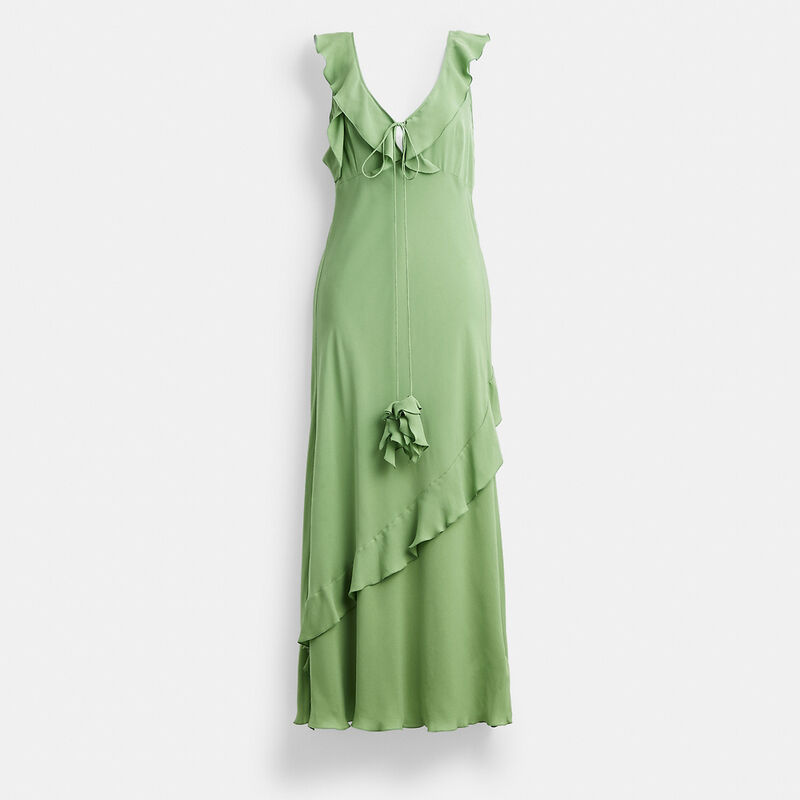 V Neck Bias Dress