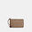 Large Corner Zip Wristlet In Signature Canvas, IM/TAN/BROWN, swatch