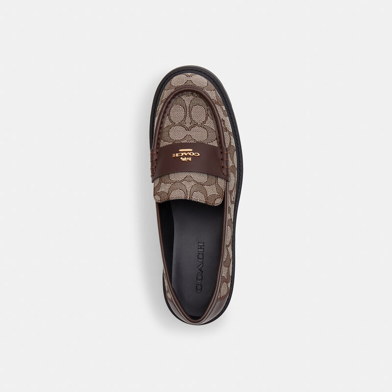 Lucy Loafer In Signature Jacquard, OAK/MAPLE, hi-res image number 3