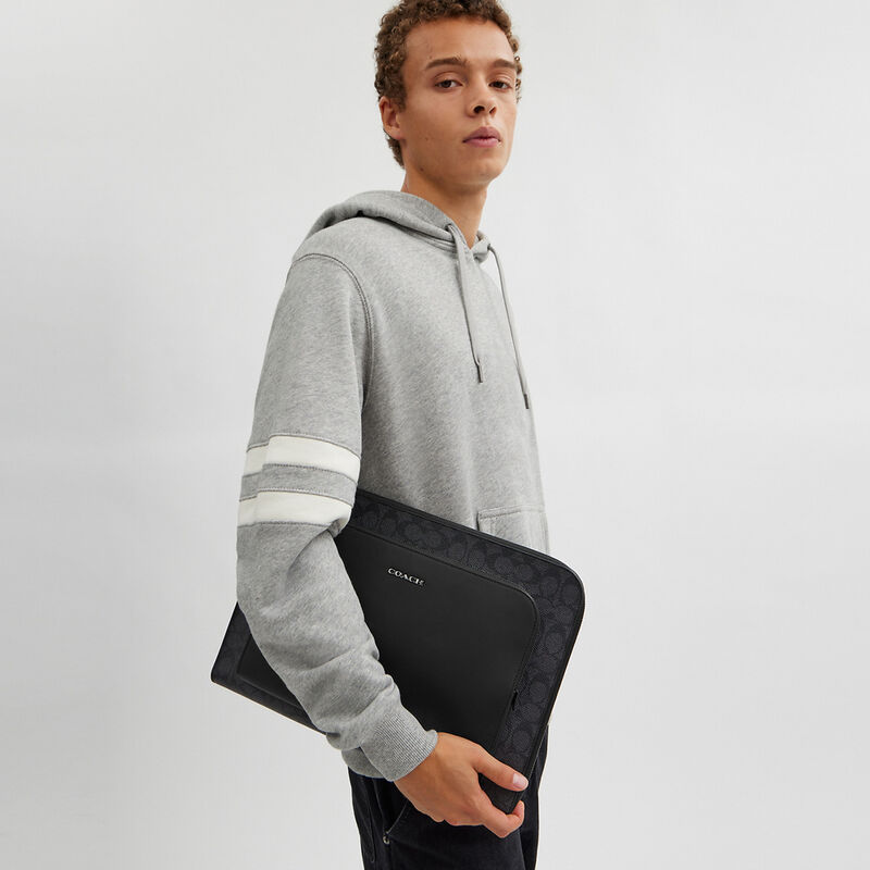 Ethan Portfolio In Signature Canvas, CHARCOAL/BLACK, hi-res image number 3