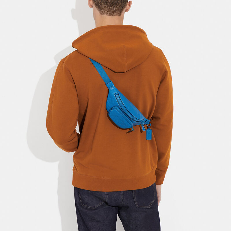 Sprint Belt Bag 24 N Signature Leather, 1J/BLUE JAY, hi-res image number 4