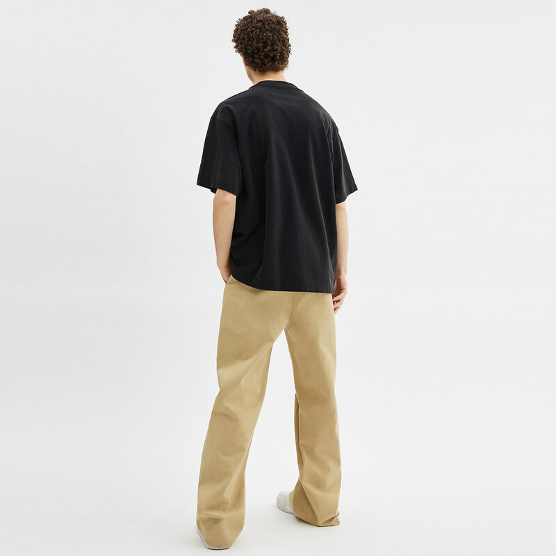 T-Rex Relaxed T-Shirt In Organic Cotton, WASHED BLACK, hi-res image number 3