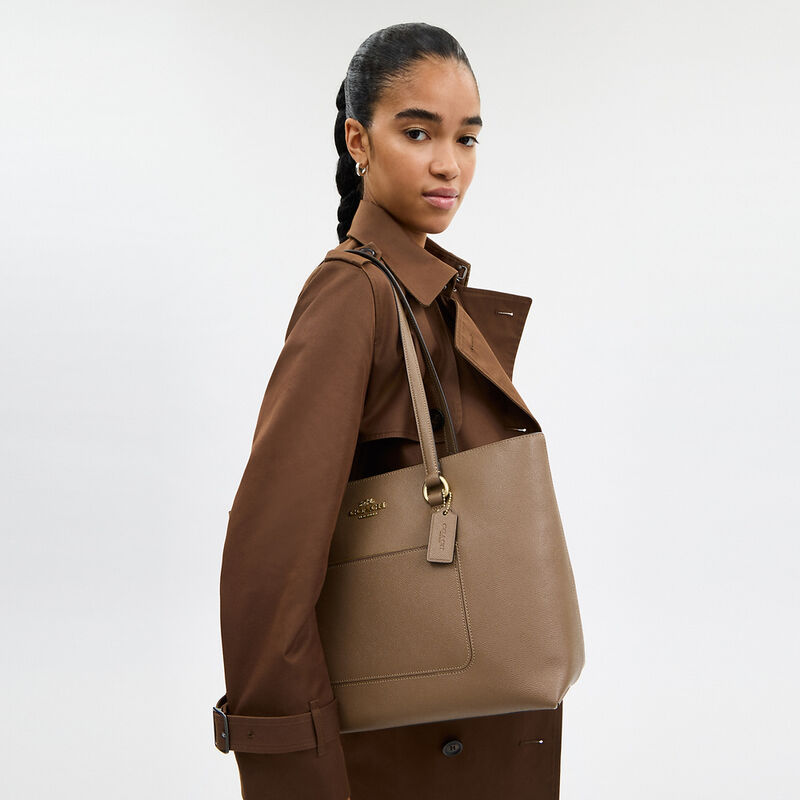 Station Tote Bag, IM/DARK STONE, hi-res image number 4