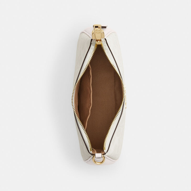 Teri Shoulder Bag In Signature Canvas, IM/WHITE/CHALK, hi-res image number 3