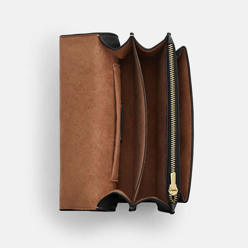 Mini Klare Crossbody Bag In Signature Canvas, IM/WALNUT/BLACK, hi-res image number 3