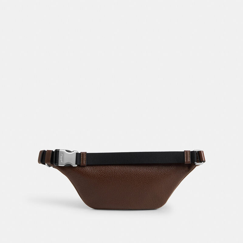 Warren Mini Belt Bag In Signature Jacquard, OAK/MAPLE, hi-res image number 2