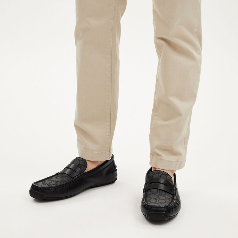 Liam Driver In Signature Jacquard, BLACK, hi-res image number 5