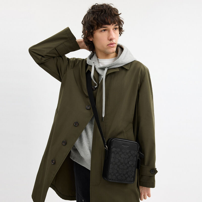 Sullivan Crossbody Bag In Signature Canvas, QB/CHARCOAL/BLACK, hi-res image number 4