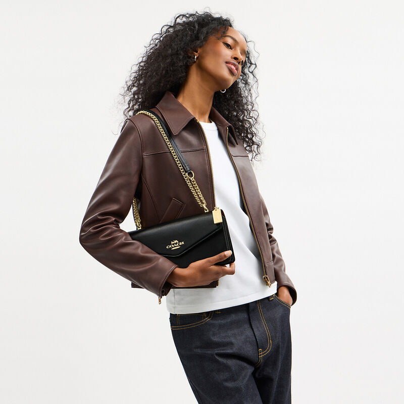 Klare Envelope Crossbody Bag, IM/BLACK, hi-res image number 5