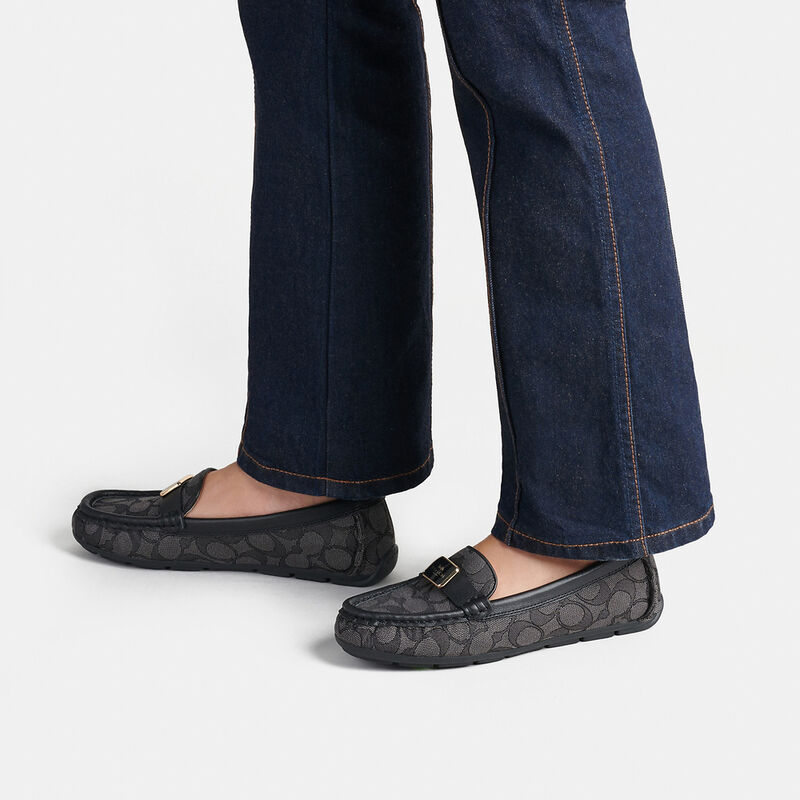 Mona Driver In Signature Jacquard, SMOKE/COAL/BLACK, hi-res image number 5