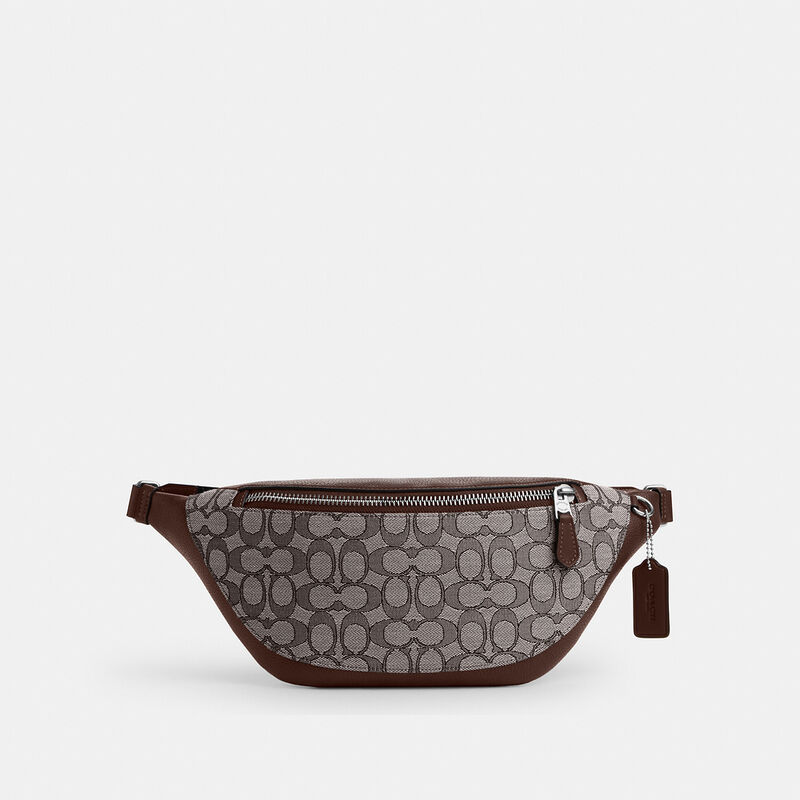 Warren Belt Bag In Signature Jacquard