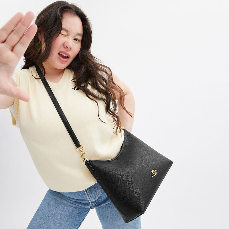 Laurel Shoulder Bag, IM/BLACK, hi-res image number 4