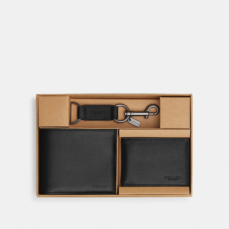 Boxed 3-In-1 Wallet Gift Set