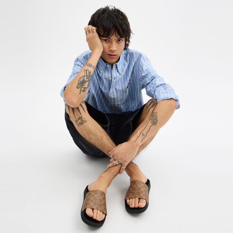 Slide In Signature Canvas, KHAKI, hi-res image number 4