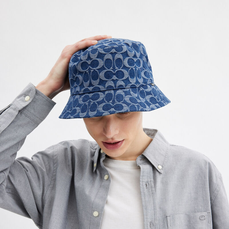 Signature Denim Bucket Hat