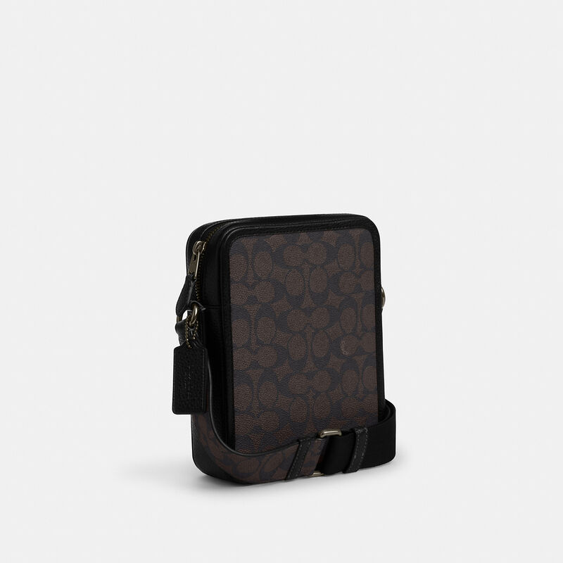 Sullivan Crossbody Bag In Signature Canvas, QB/WALNUT/BLACK, hi-res image number 2