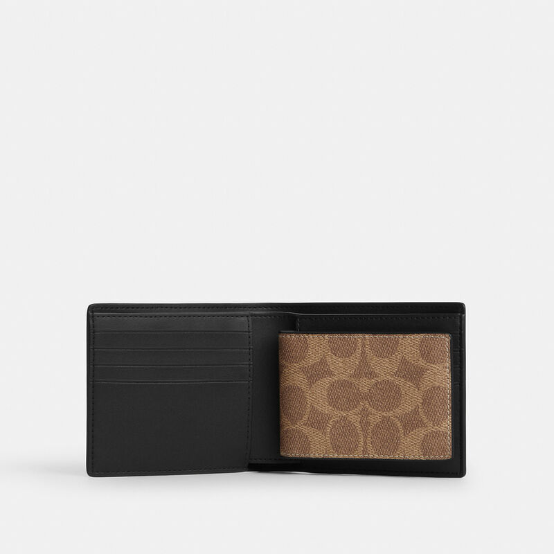 3-In-1 Wallet In Signature Canvas