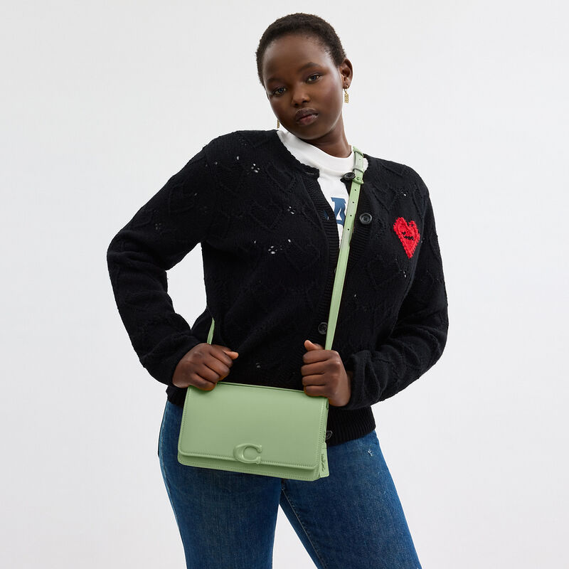 Bandit Shoulder Bag, PALE PISTACHIO, hi-res image number 4