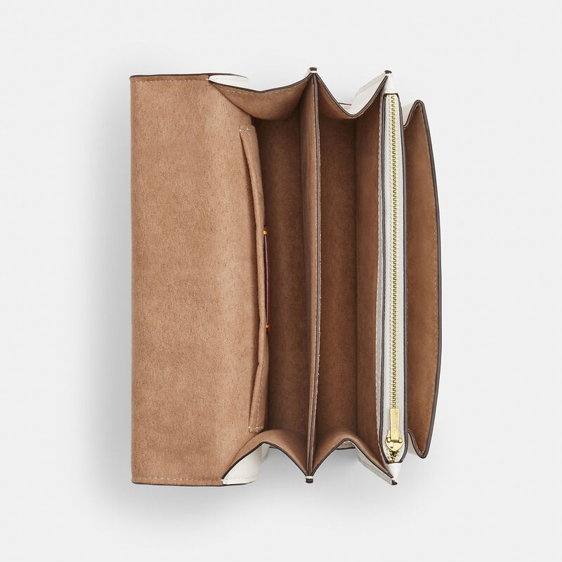 Klare Crossbody Bag In Signature Canvas, IM/WHITE/CHALK, hi-res image number 3