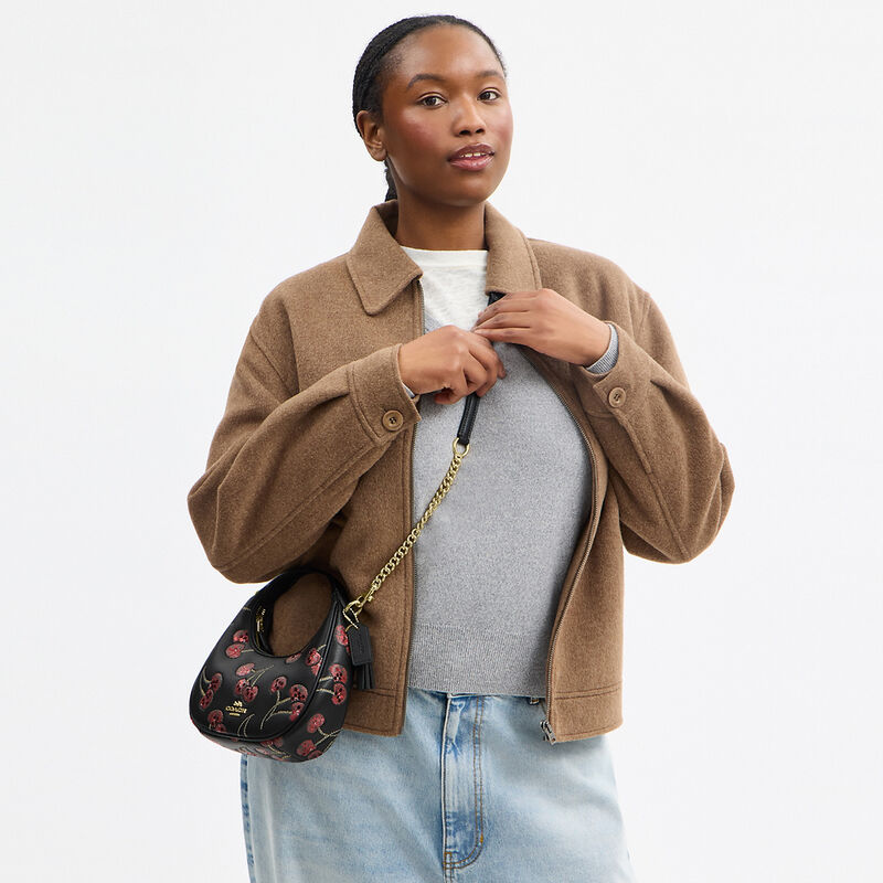 Carmen Mini Crossbody Bag With Cherry Print, IM/BLACK MULTI, hi-res image number 4