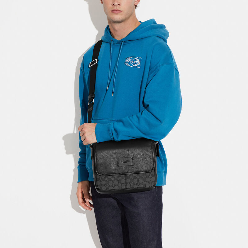 Sprint Map Bag 25 In Signature Jacquard, SV/CHARCOAL/BLACK, hi-res image number 4