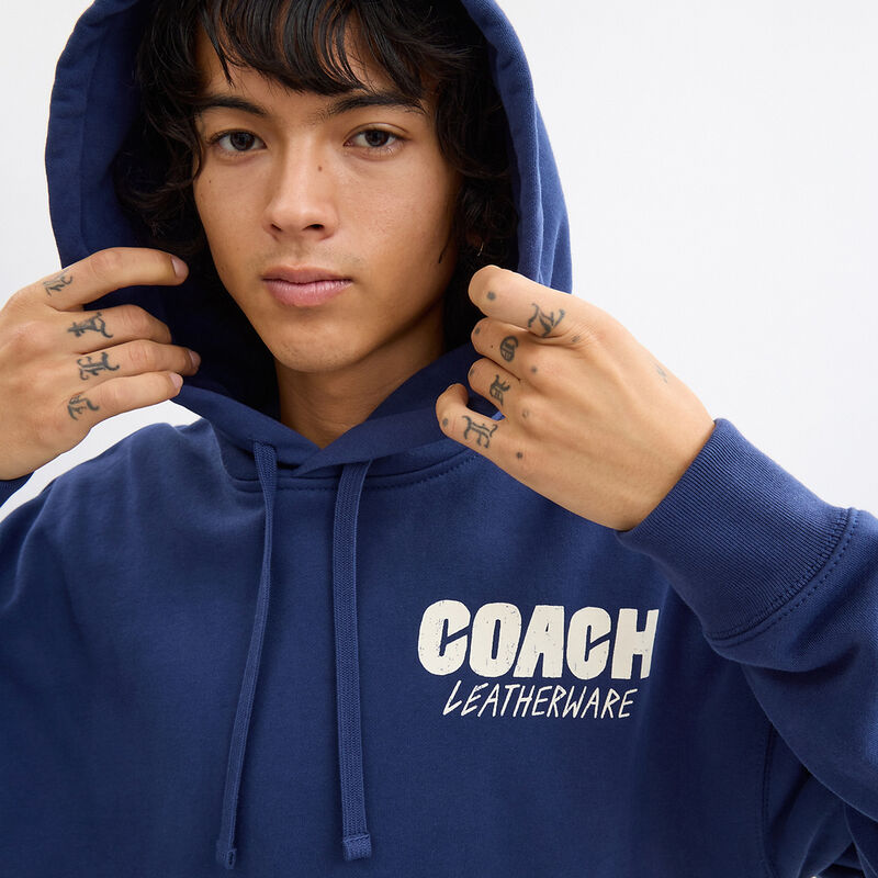 New York Graphic Hoodie, MEDIEVAL BLUE, hi-res image number 4