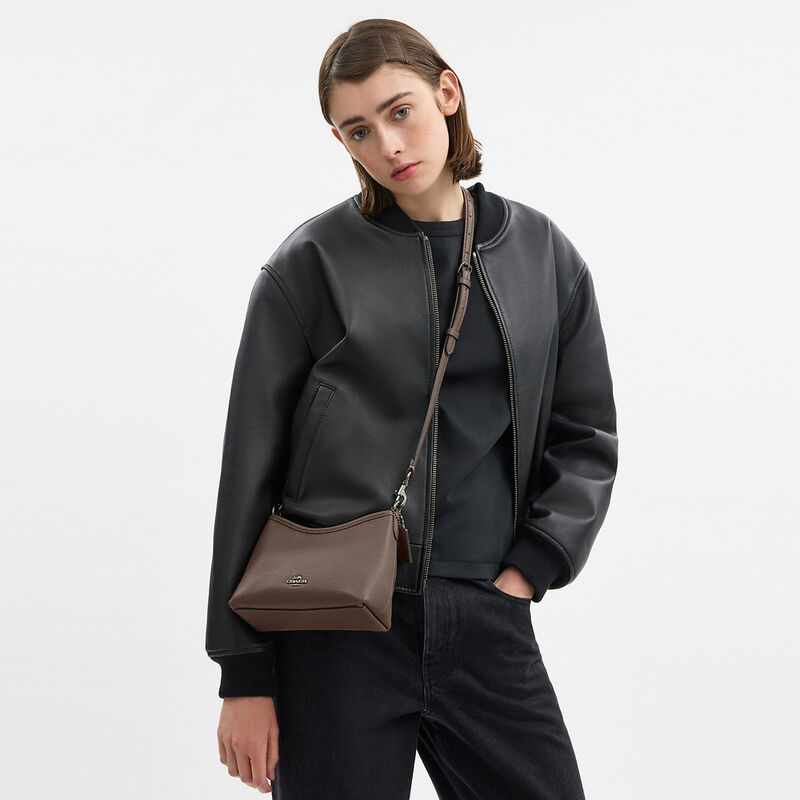 Laurel Small Shoulder Bag, QB/DARK STONE, hi-res image number 3