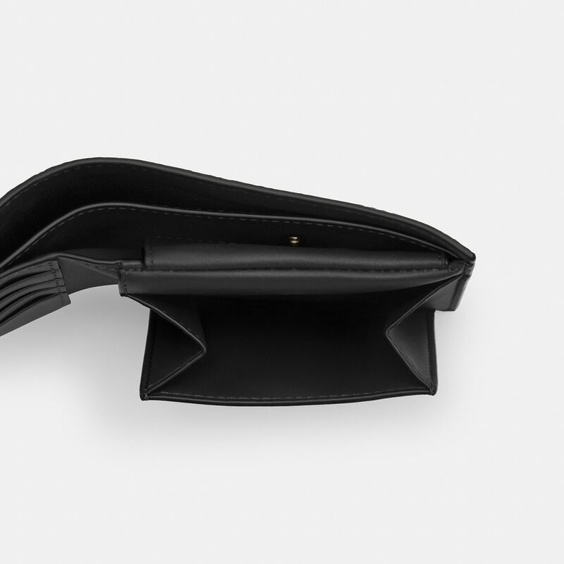 Coin Wallet in Signature Canvas, QB/CHARCOAL/BLACK, hi-res image number 3