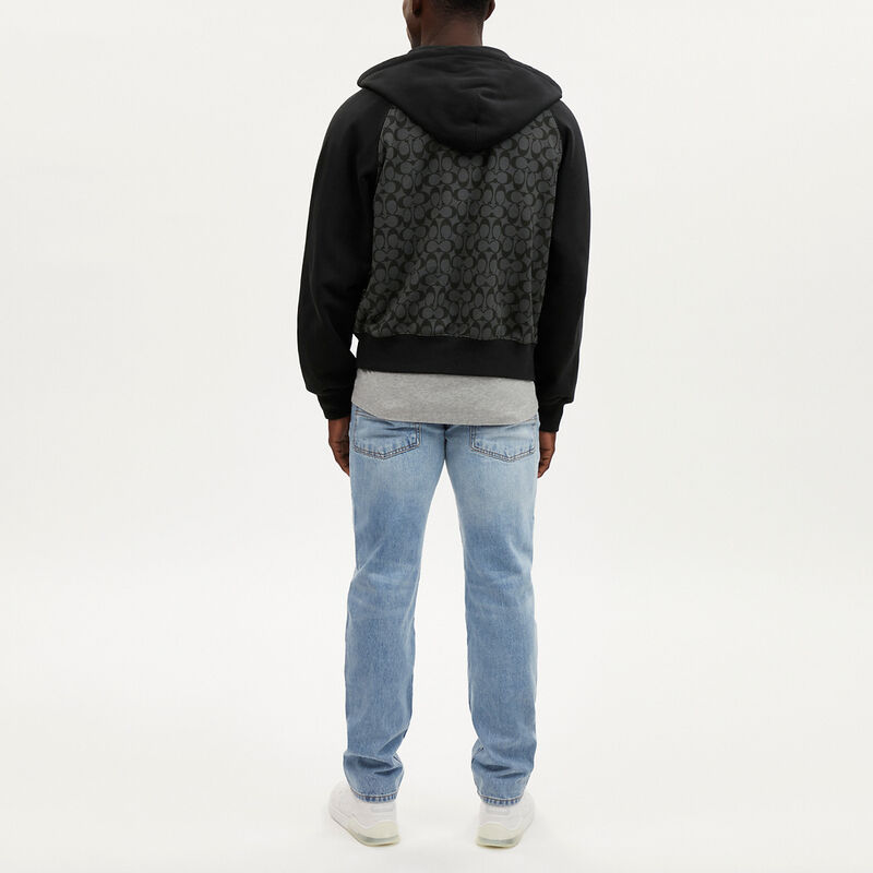 Signature Full Zip Hoodie, CHARCOAL SIGNATURE, hi-res image number 3