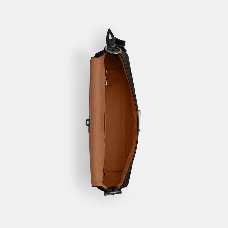 Etta Small Flap Shoulder Bag, QB/BLACK, hi-res image number 4