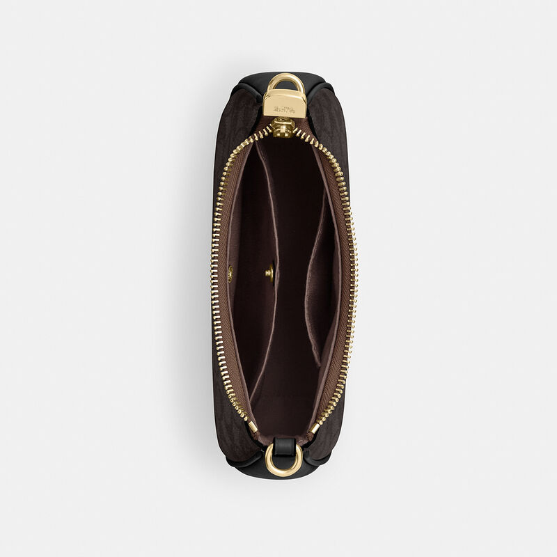 Teri Mini Crossbody Bag In Signature Canvas, IM/WALNUT/BLACK, hi-res image number 3