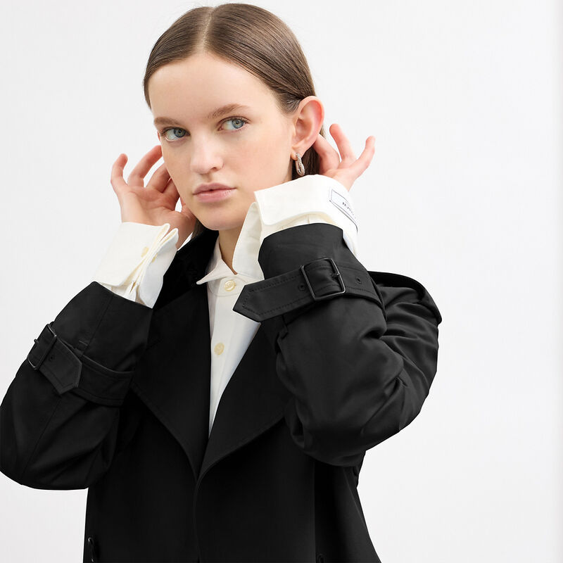 Mid Trench, BLACK, hi-res image number 4