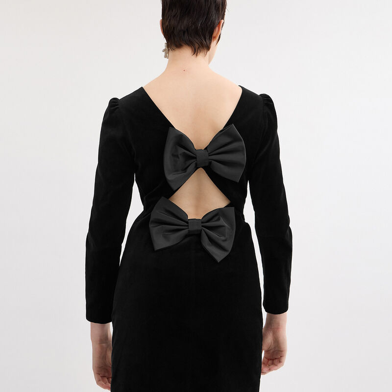 Velvet Dress, BLACK, hi-res image number 4