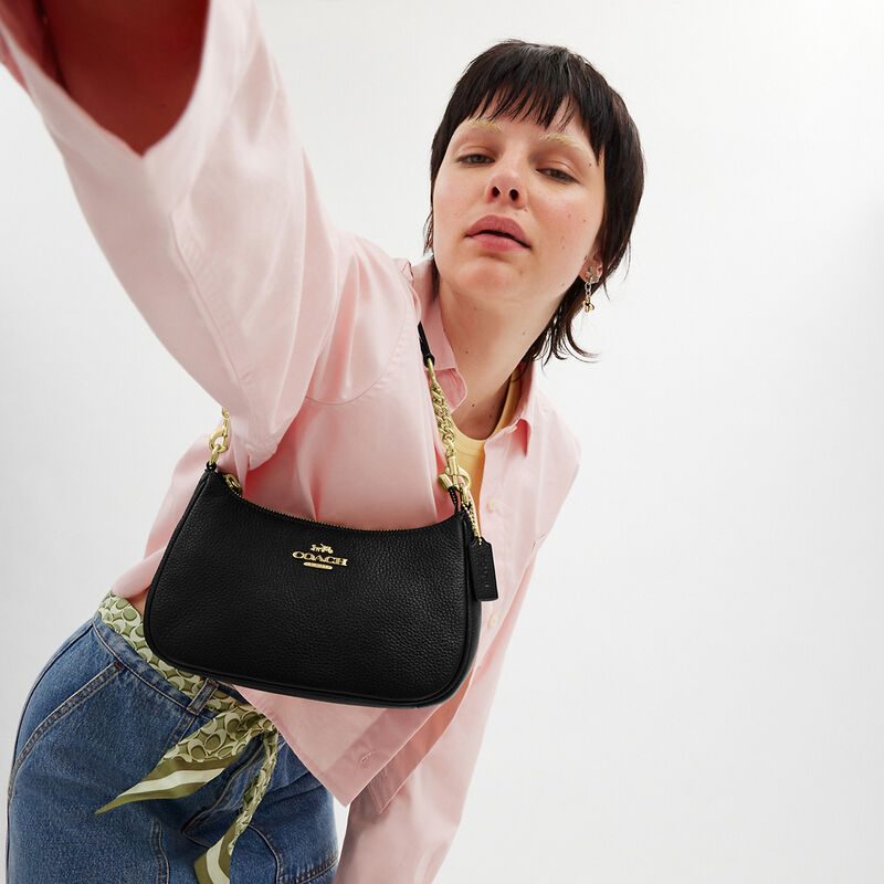 Teri Shoulder Bag, IM/BLACK, hi-res image number 6